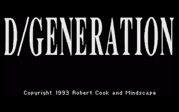 D-Generation (AGA)_Disk1 screen shot title